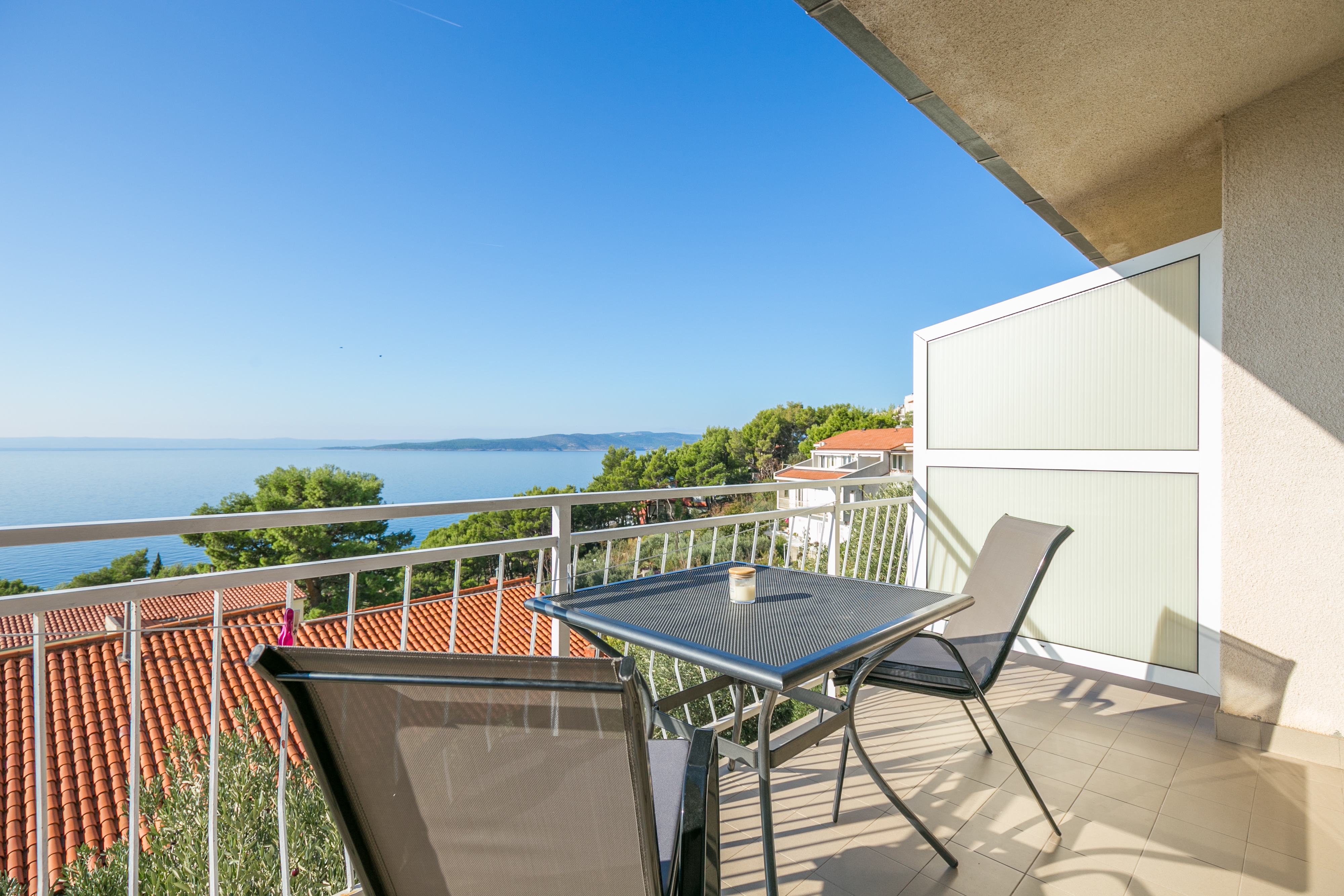 Studio flat with terrace and sea view Baška Voda, Makarska  AS-c