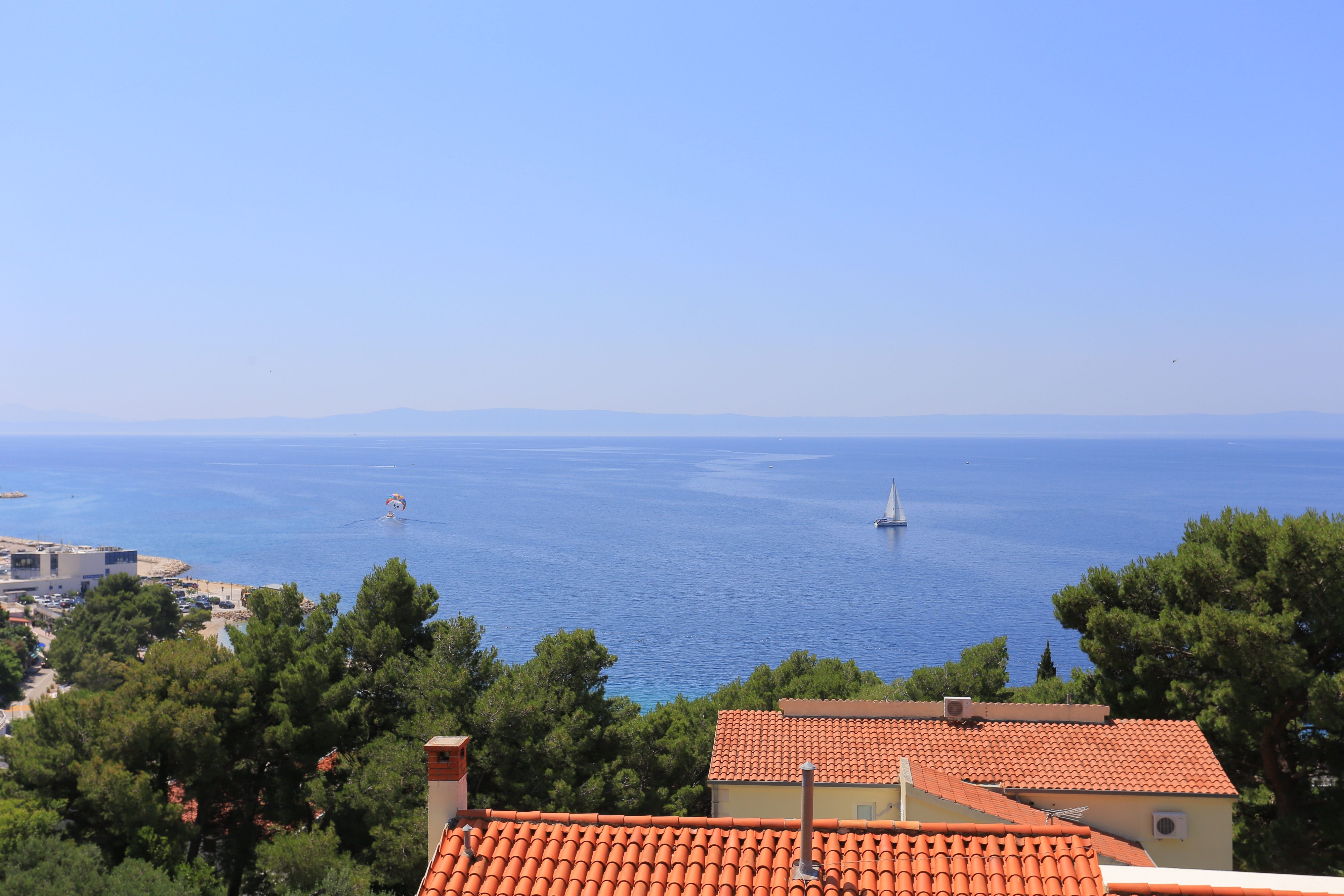 Studio flat with terrace and sea view Baška Voda, Makarska  AS-c