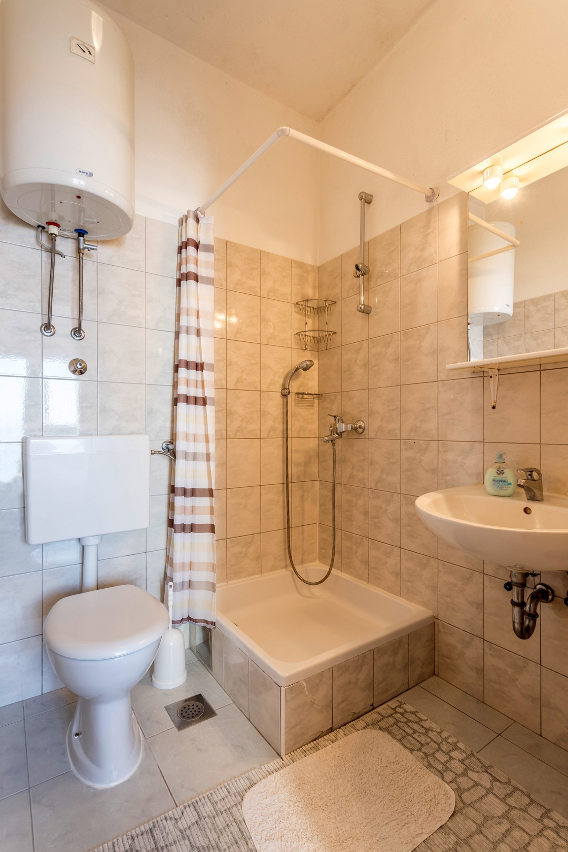 Jednosobni apartman s terasom i pogledom na more Baška Voda, Makarska  A-a