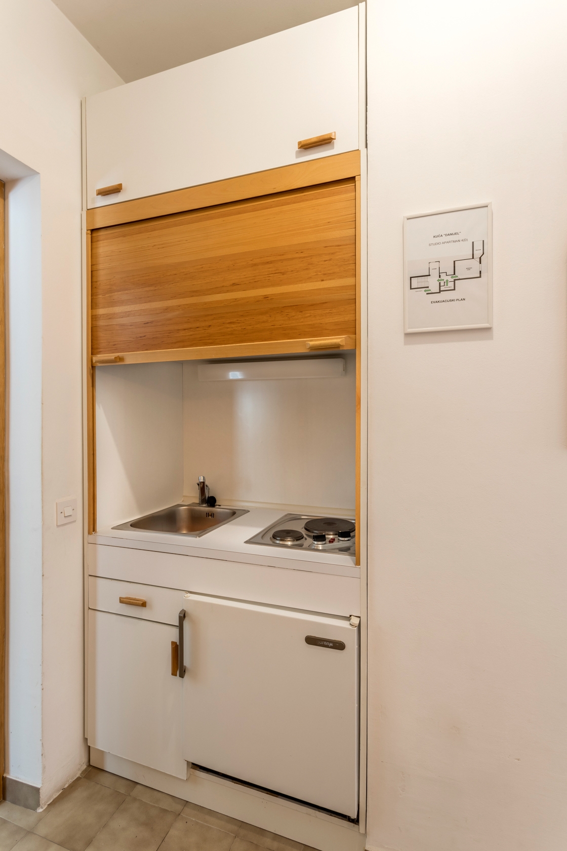 Studio apartman s balkonom i pogledom na more Baška Voda, Makarska  AS-d