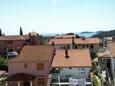 Společná terasa - pohled Rovinj, Společná terasa - pohled v ubytování typu room.