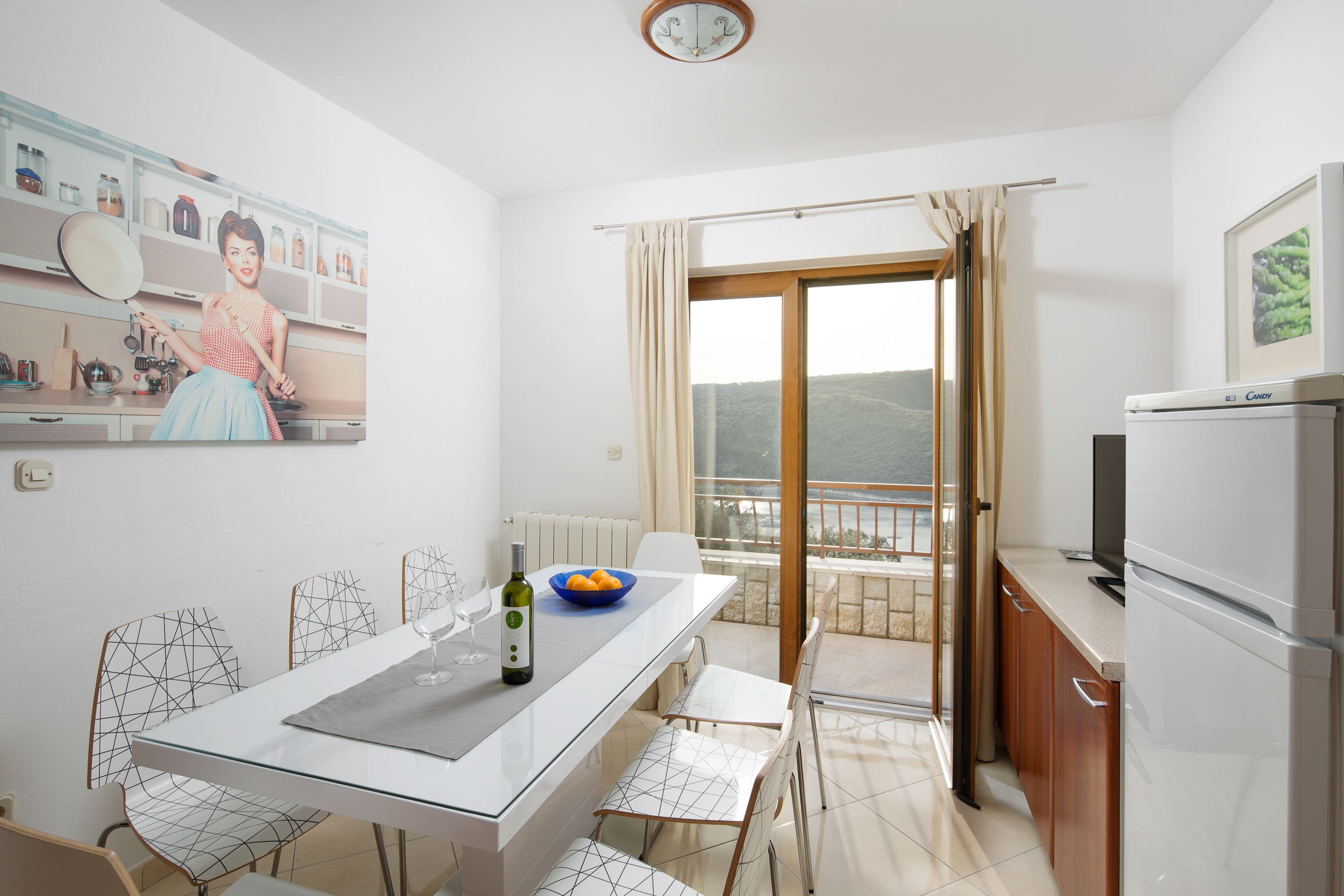 Four bedroom apartment with balcony and sea view Rabac, Labin  A-a