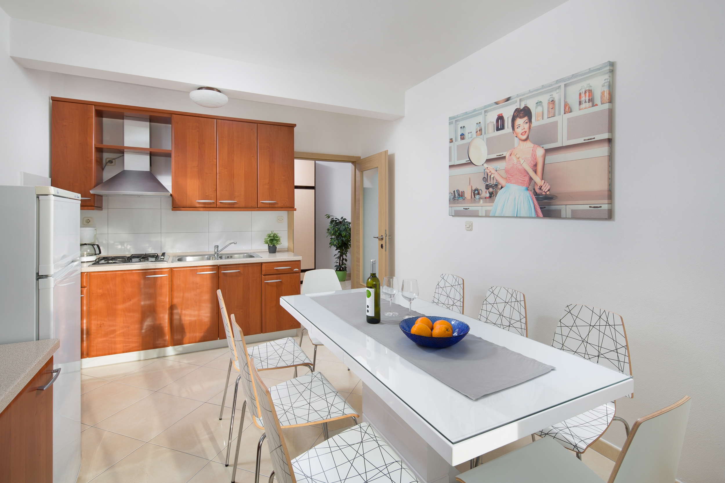Four bedroom apartment with balcony and sea view Rabac, Labin  A-a
