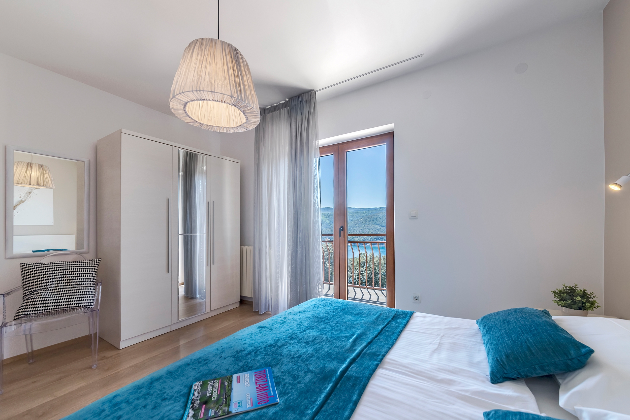 Two bedroom apartment with balcony and sea view Rabac, Labin  A-b