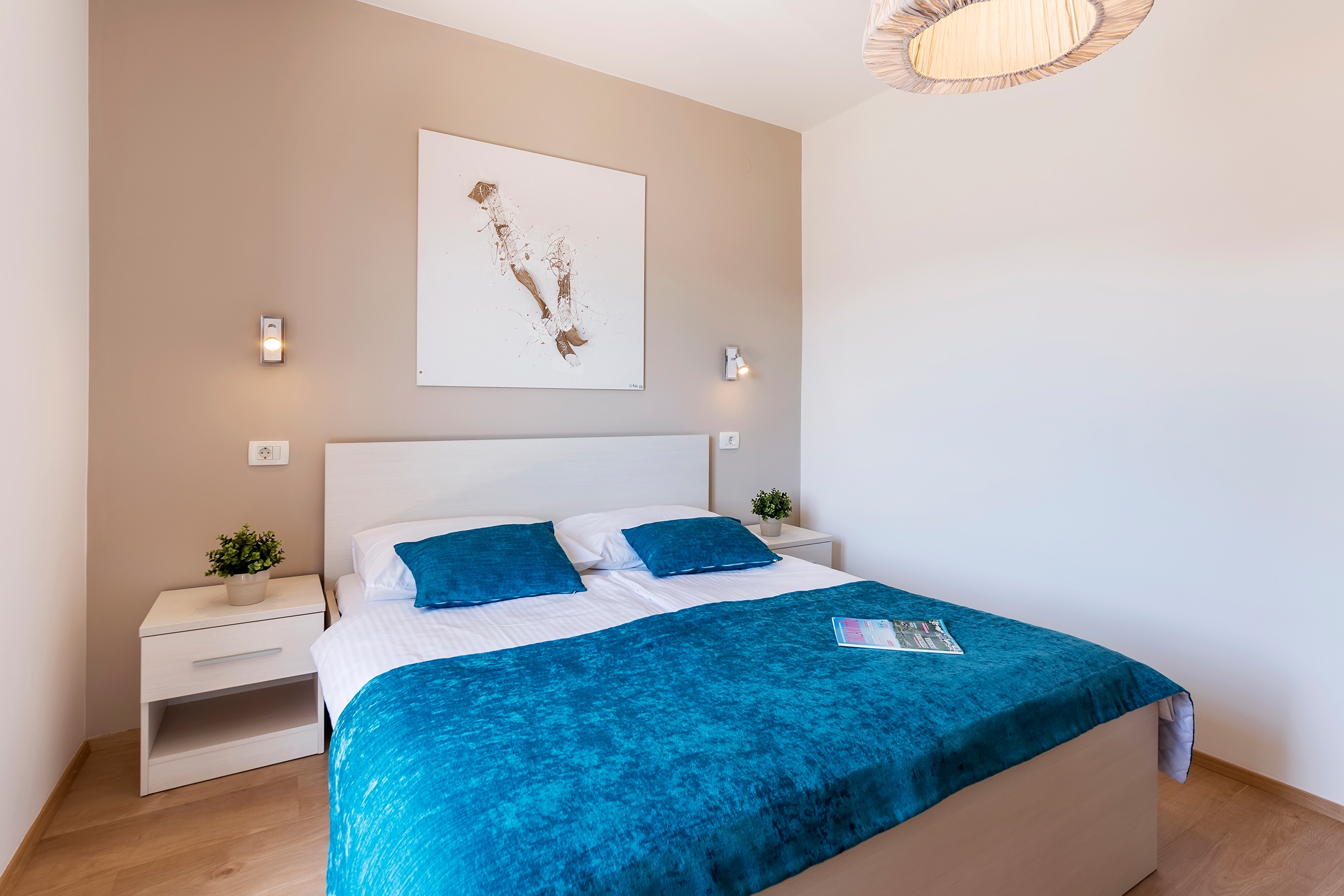 Two bedroom apartment with balcony and sea view Rabac, Labin  A-b