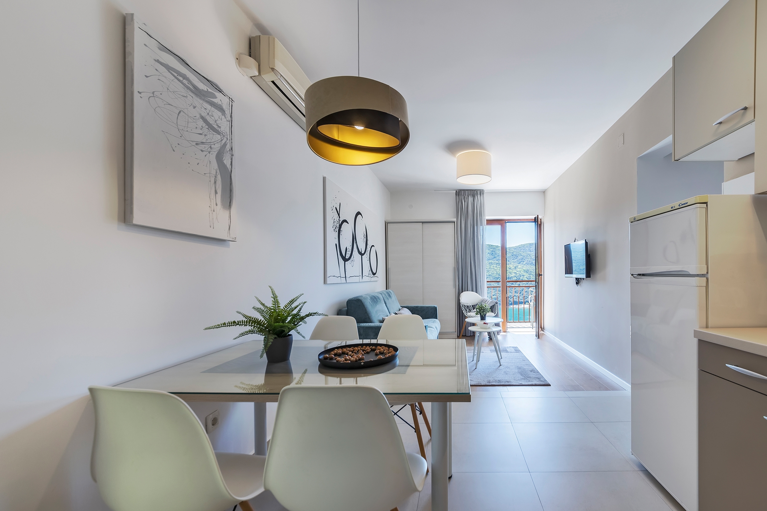 Two bedroom apartment with balcony and sea view Rabac, Labin  A-b