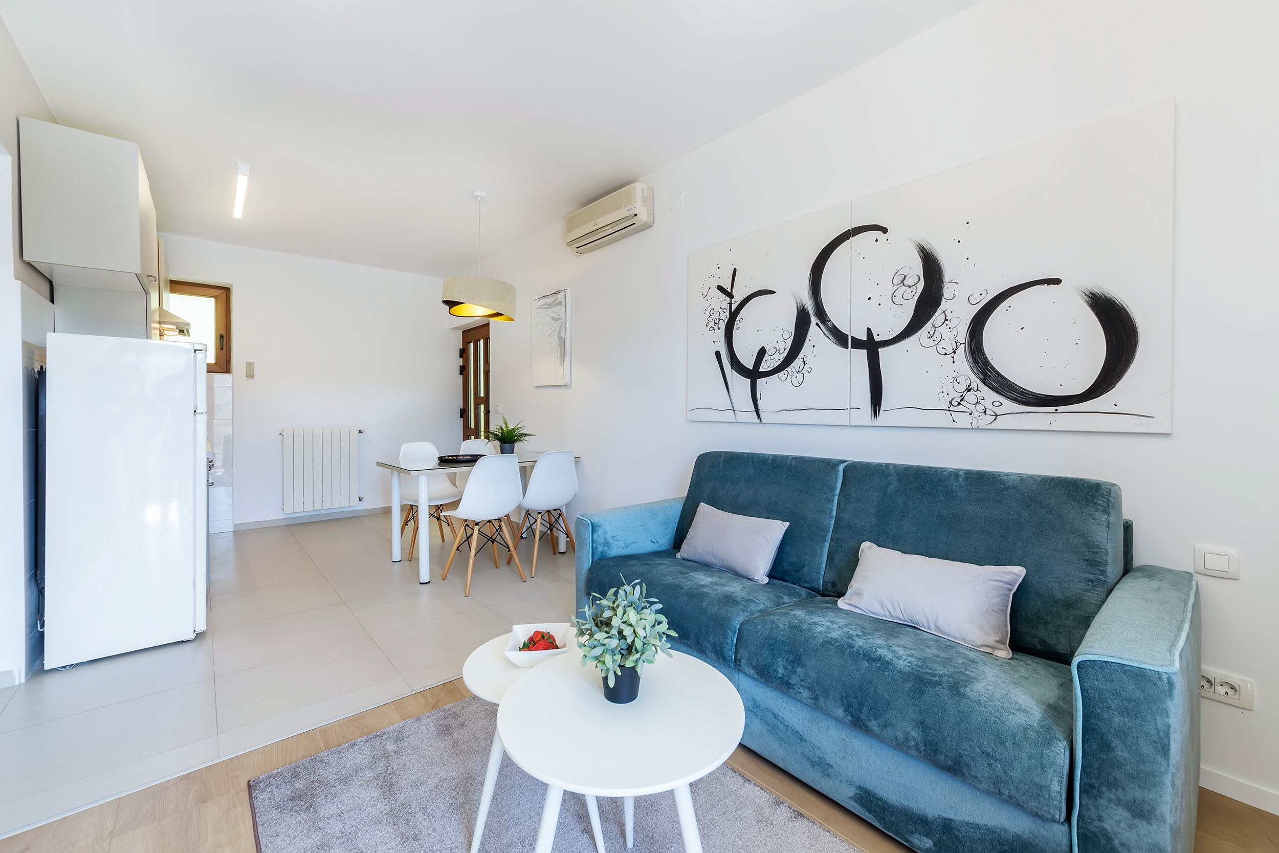 Two bedroom apartment with balcony and sea view Rabac, Labin  A-b