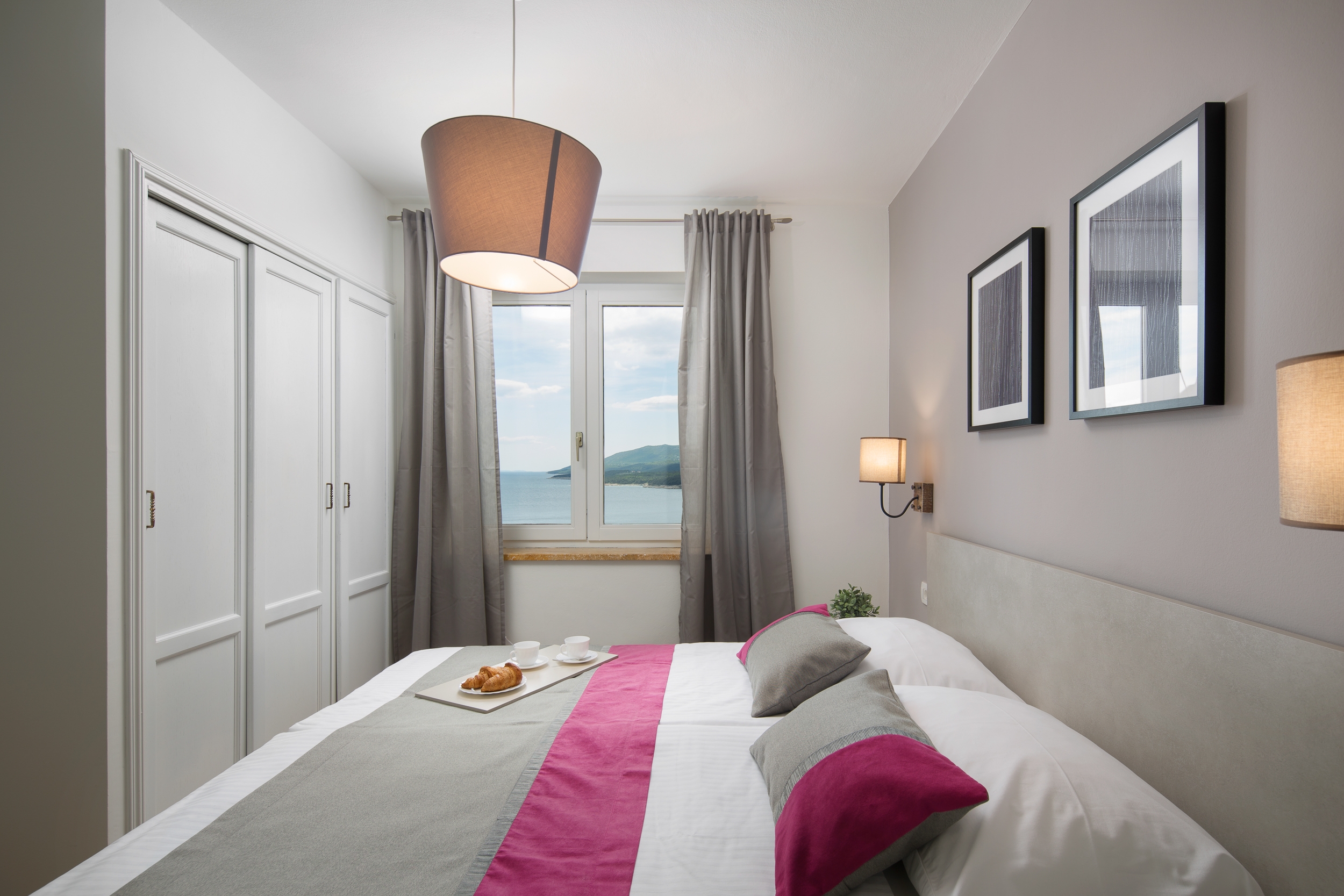 Three bedroom apartment with terrace and sea view Rabac, Labin  A-a