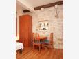 Dining room Komiža, Dining room in the studio-apartment, (pet friendly) and WiFi.