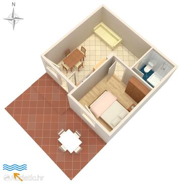 Plan Dajla, Plan in the apartment, WIFI.