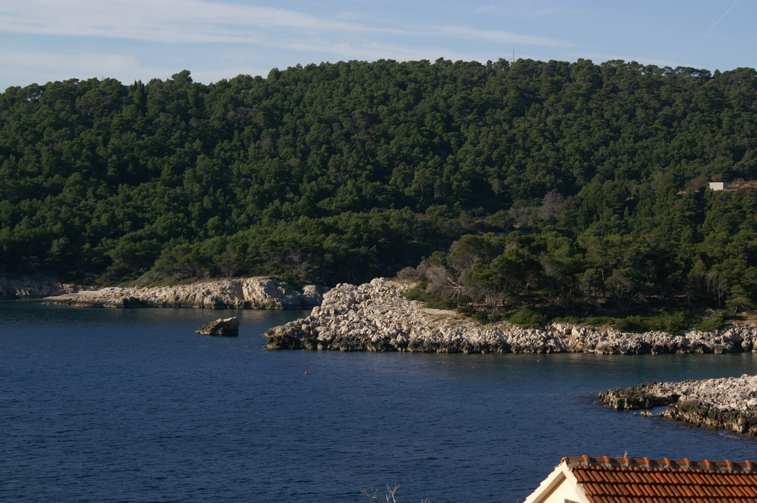 Studio flat with terrace and sea view Milna, Hvar  AS-a