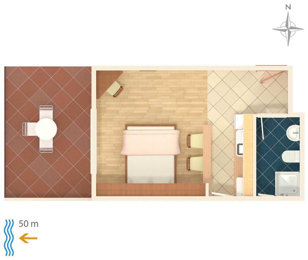 Apartmán v meste Milna - 3074