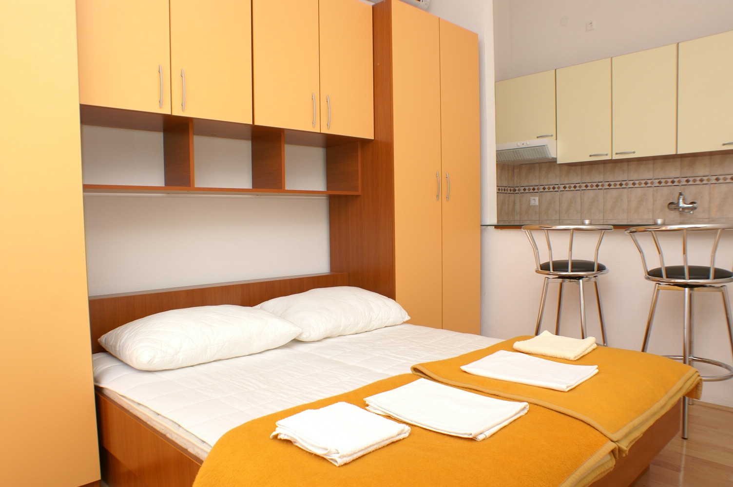 Studio flat with terrace and sea view Milna, Hvar  AS-f