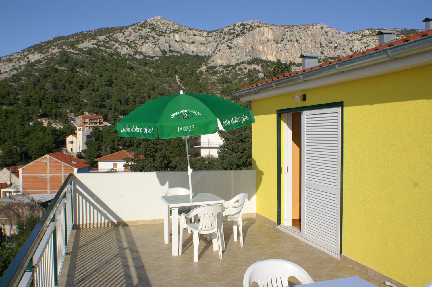 Studio flat with terrace and sea view Milna, Hvar  AS-f