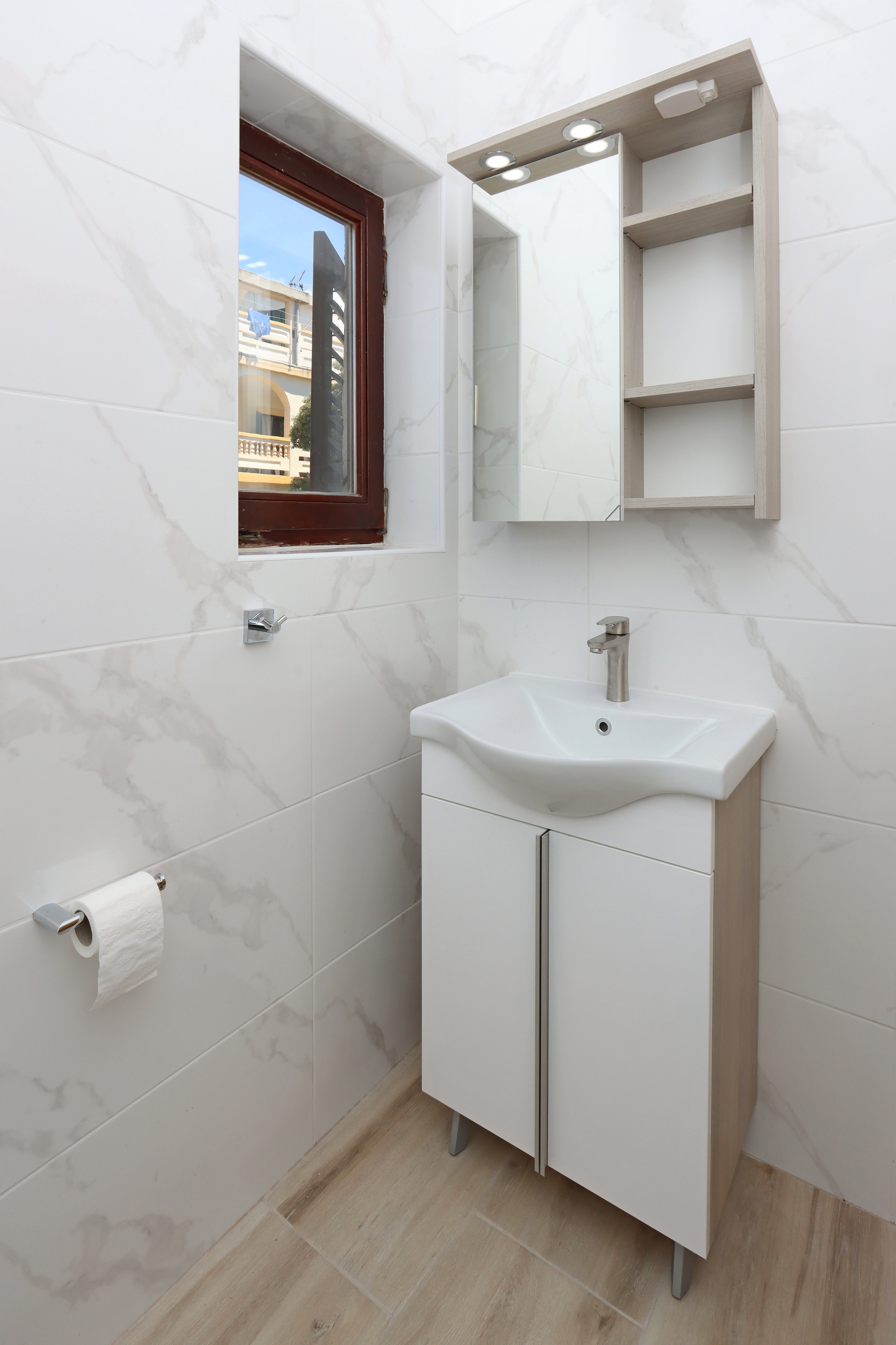 Studio flat with balcony and sea view Mandre, Pag  AS-b