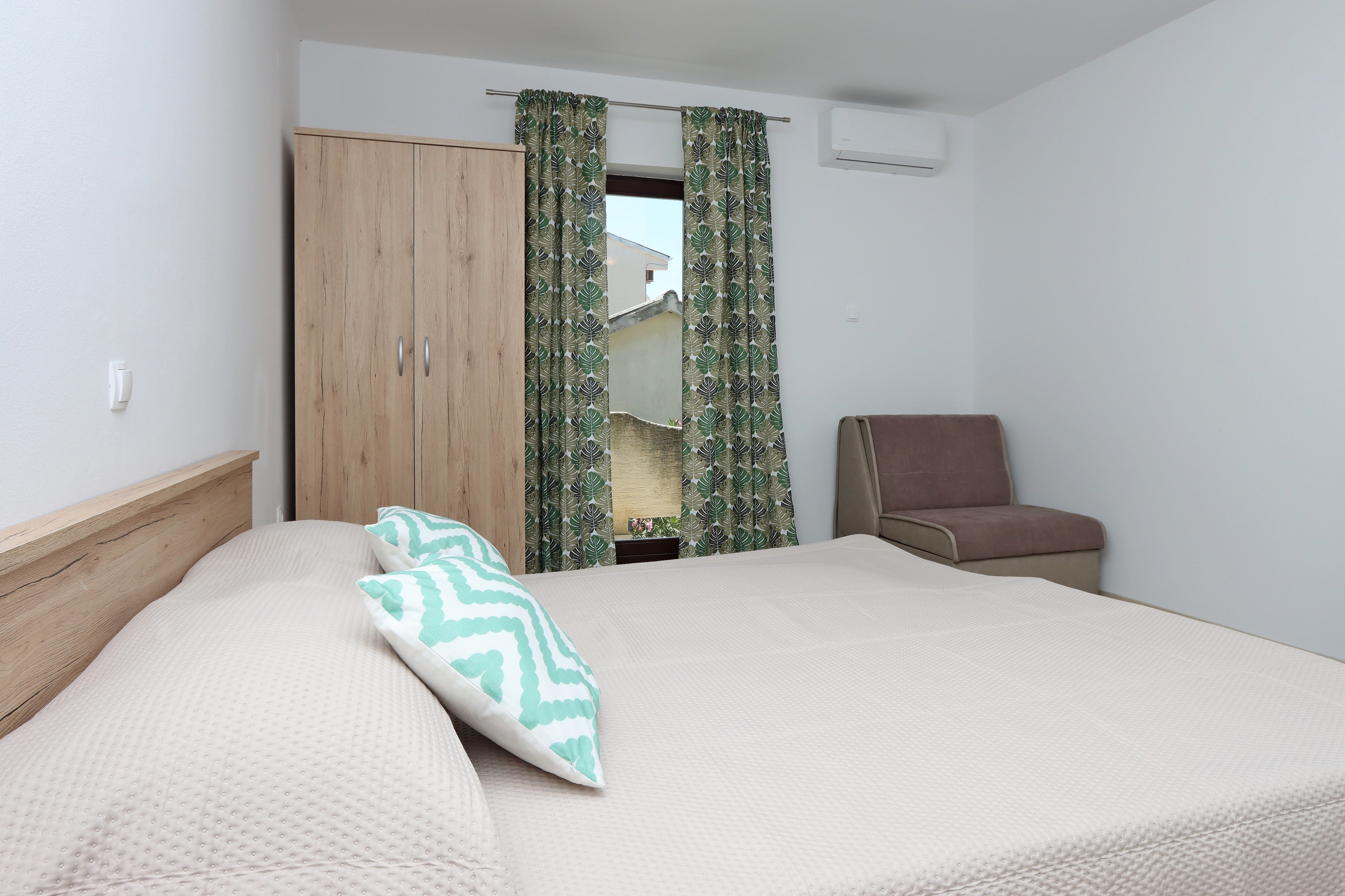 Studio flat with balcony and sea view Mandre, Pag  AS-b