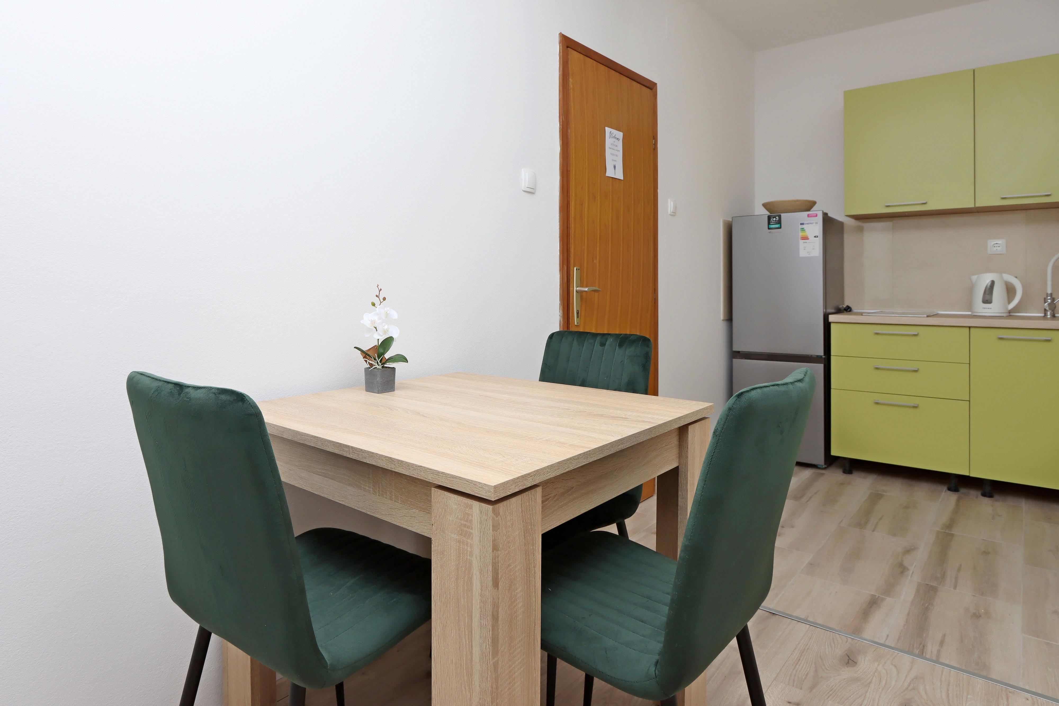 Studio flat with balcony and sea view Mandre, Pag  AS-b