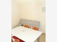 Dining room Stara Novalja, Dining room in the apartment, air condition available and WiFi.