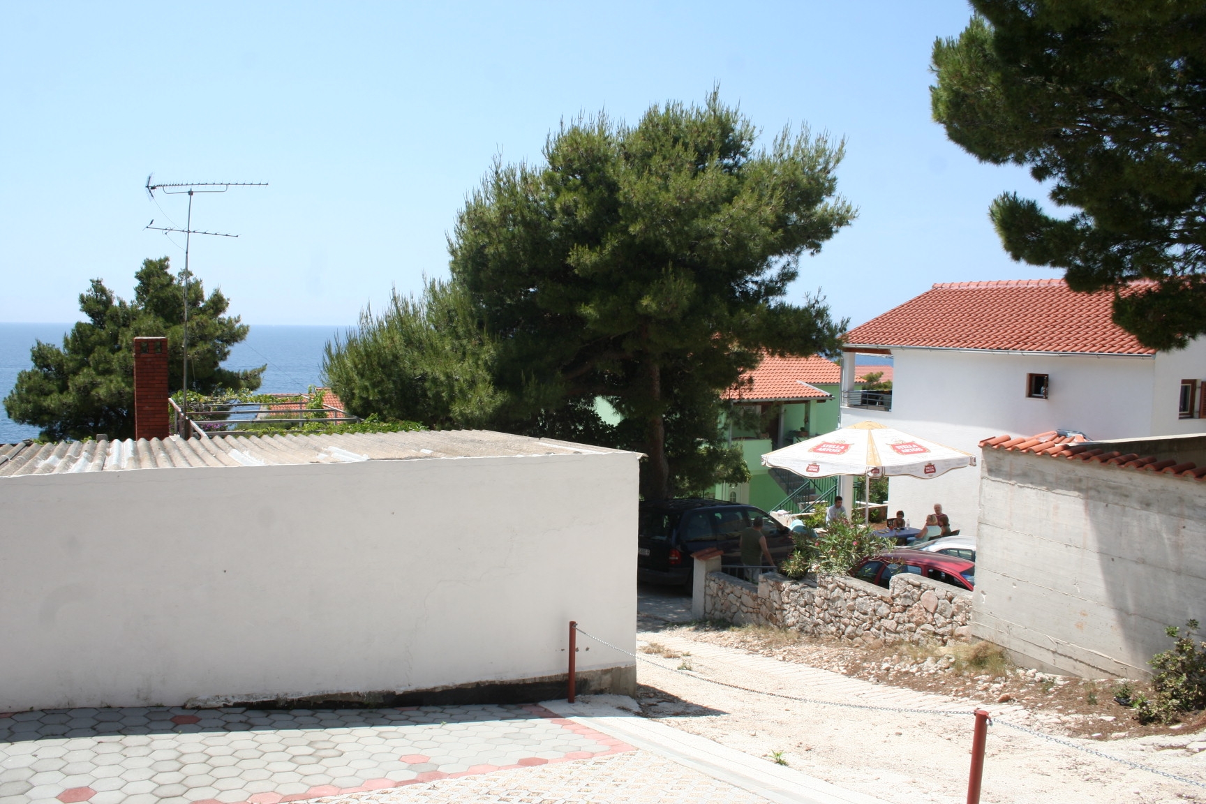 One bedroom apartment with terrace and sea view Bilo, Primošten  A-a