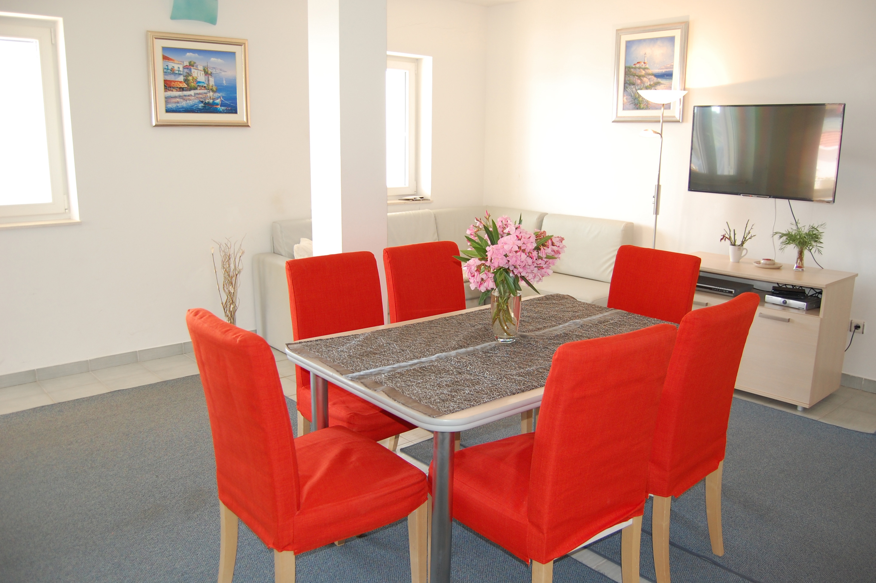 Two bedroom apartment with terrace and sea view Bilo, Primošten  A-g
