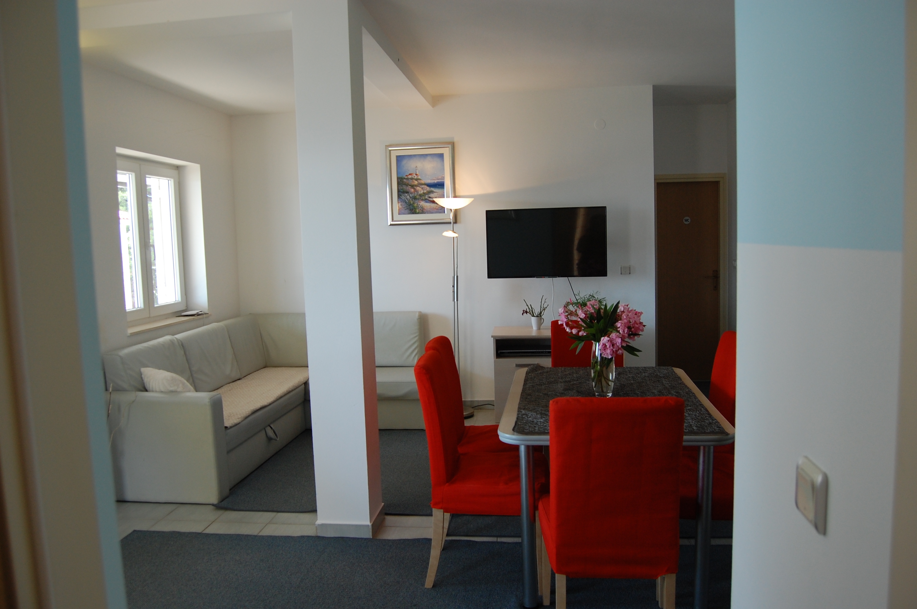 Two bedroom apartment with terrace and sea view Bilo, Primošten  A-g