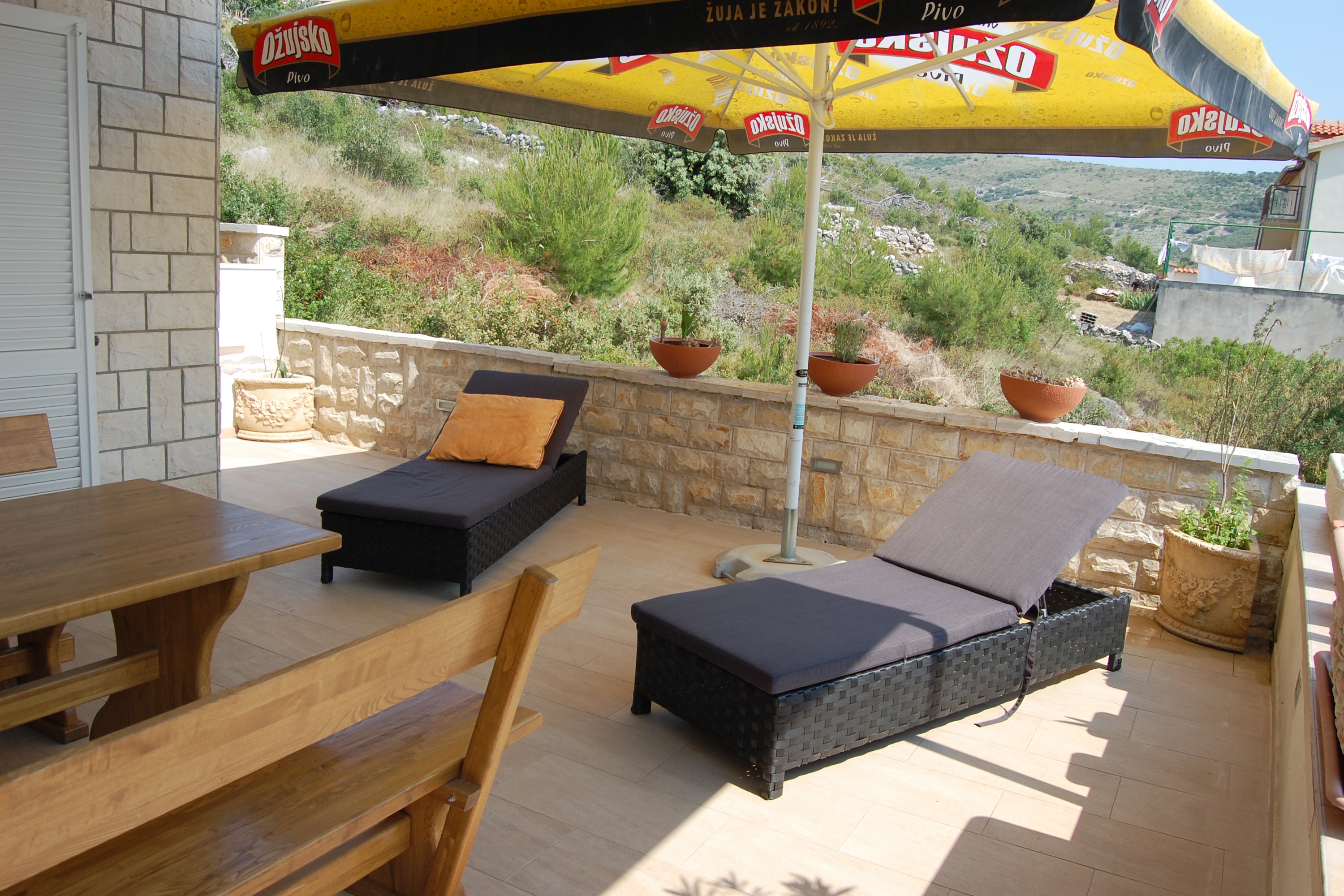 Two bedroom apartment with terrace and sea view Bilo, Primošten  A-g