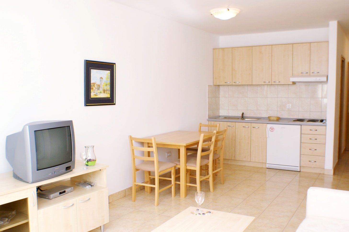 One bedroom apartment with air-conditioning Vinjerac, Zadar (A-3093-j)