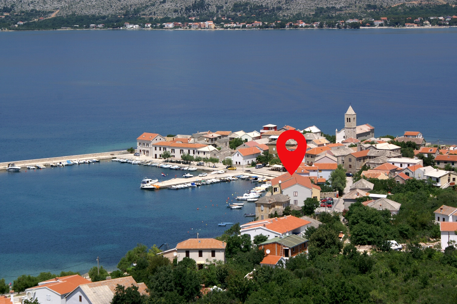 One bedroom apartment with air-conditioning Vinjerac, Zadar  A-e