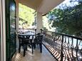 Rogoznica, Terrace in the apartment, with a sea view, (pet friendly) and WiFi.