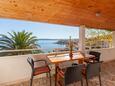 Terrace Igrane, Terrace in the apartment, with a sea view and WiFi.