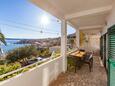 Terrace Igrane, Terrace in the apartment, with a sea view and WiFi.
