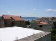 Balkon 1 - pohled Igrane, Balkon 1 - pohled v ubytování typu apartment, dopusteni kucni ljubimci i WIFI.