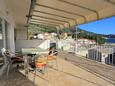 Terrasse Igrane, Terrasse dans l’hébergement en type apartment, avec la vue sur la mer, animaux acceptés et WiFi.