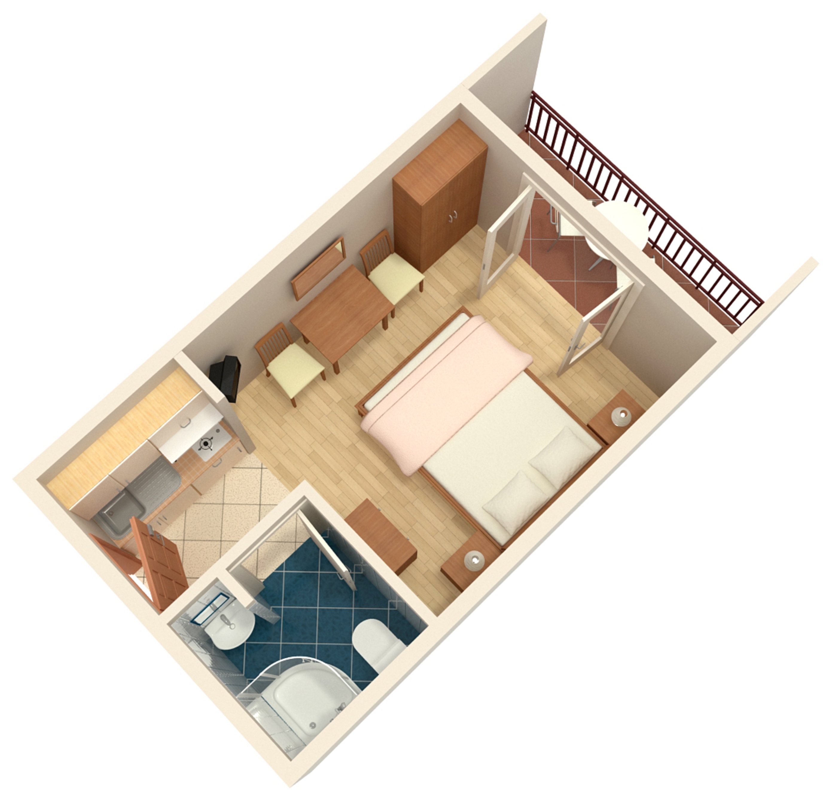 Studio flat near beach Igrane, Makarska  AS-a