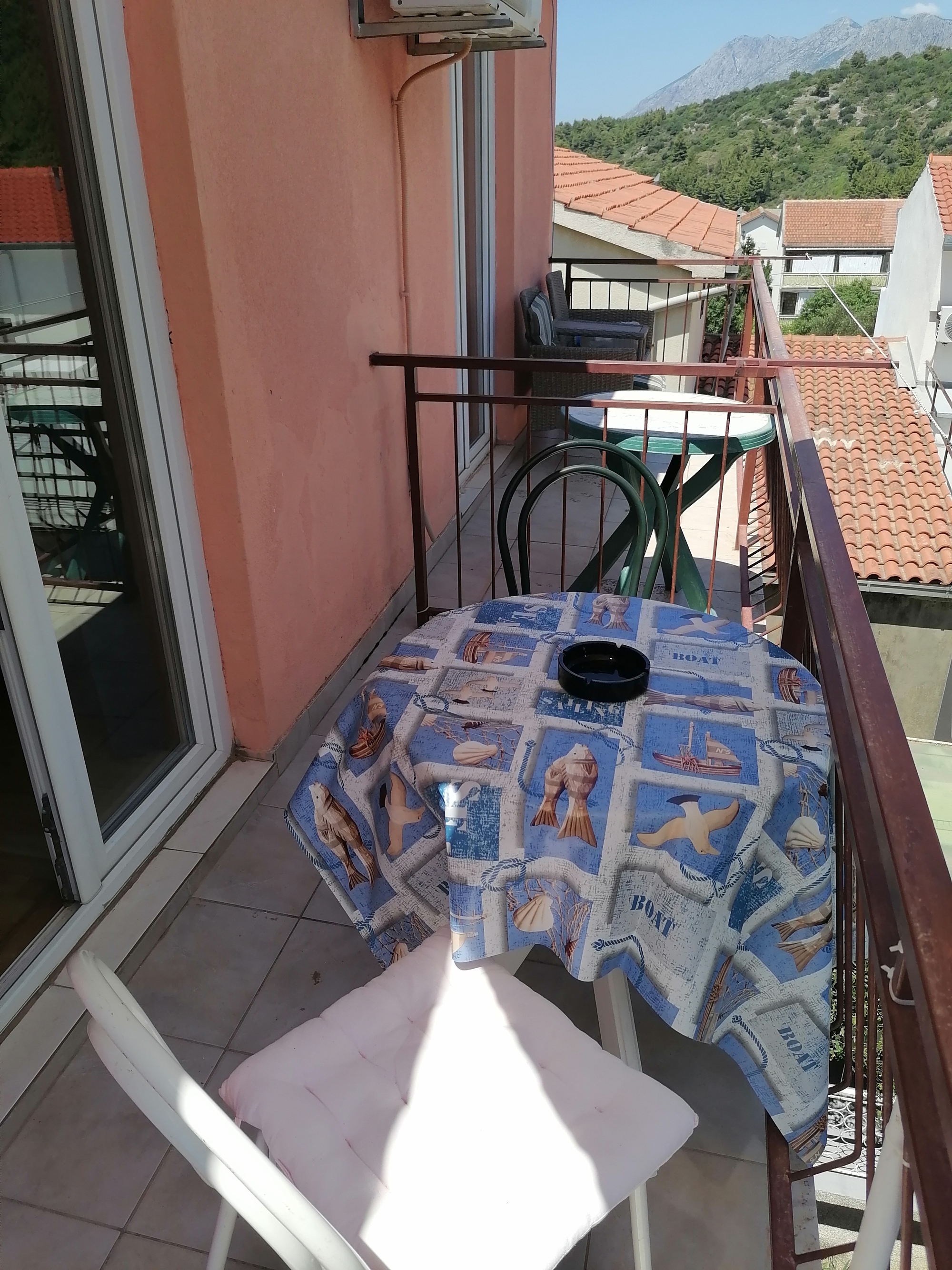 Studio flat with terrace and sea view Podaca, Makarska  AS-b