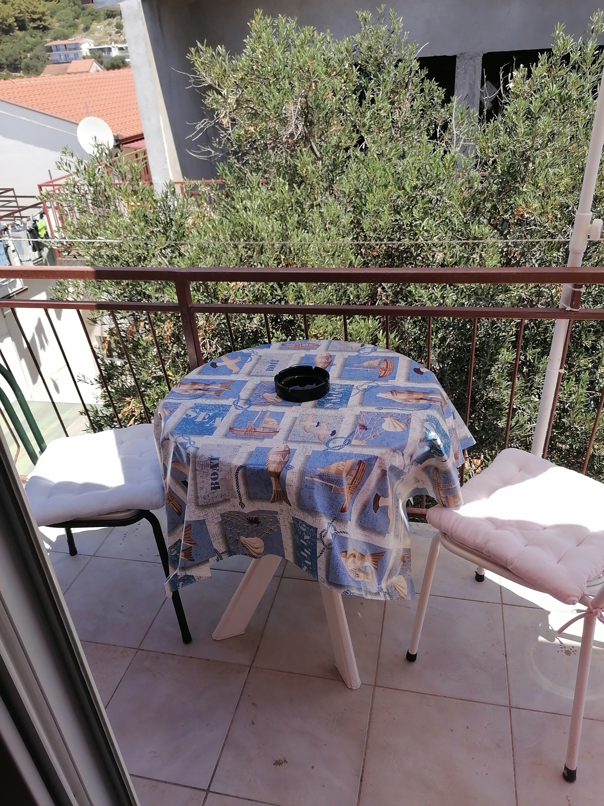 Studio flat with terrace and sea view Podaca, Makarska  AS-b