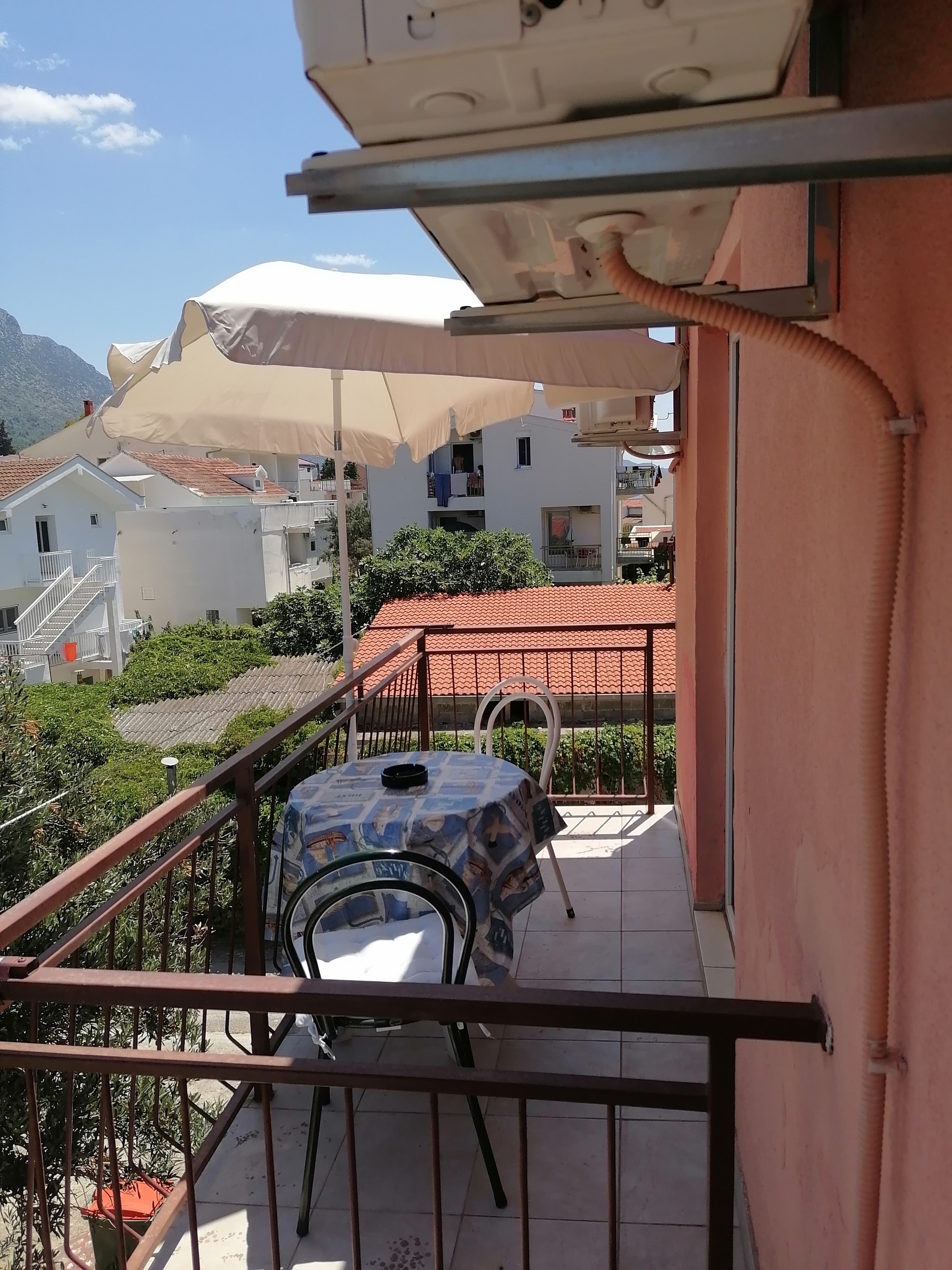 Studio flat with terrace and sea view Podaca, Makarska  AS-b