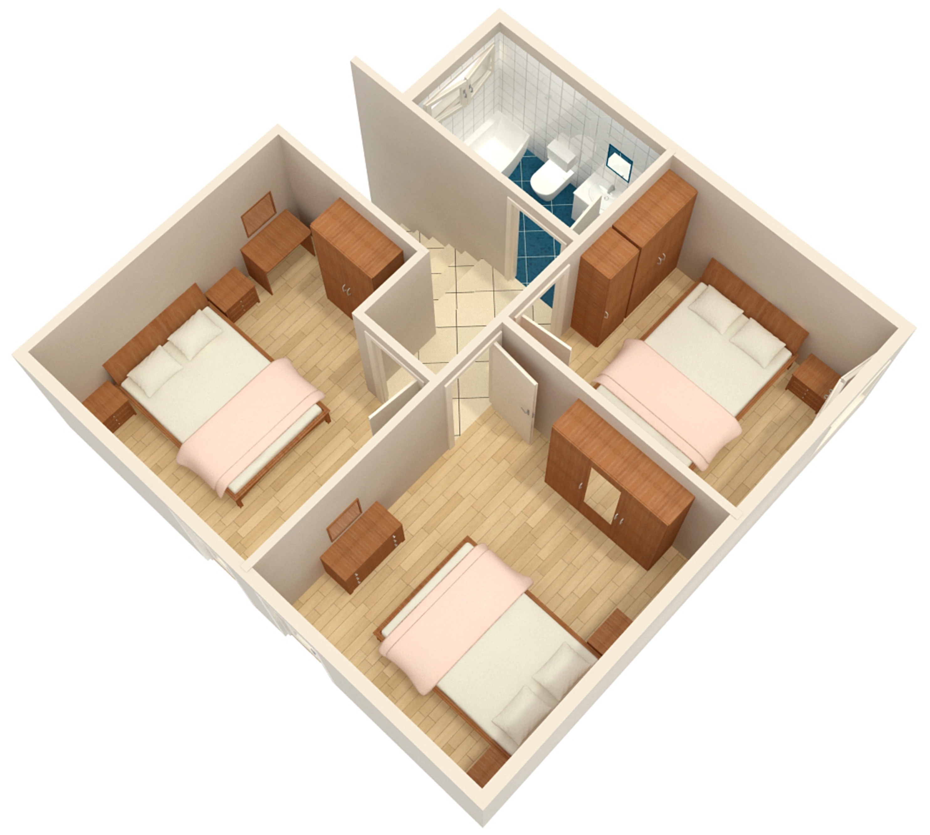 Three bedroom apartment with terrace Žrnovska Banja, Korčula  A-a
