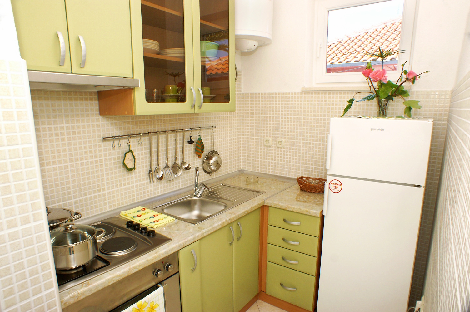 Two bedroom apartment with balcony and sea view Trpanj, Pelješac (A-3157-g)