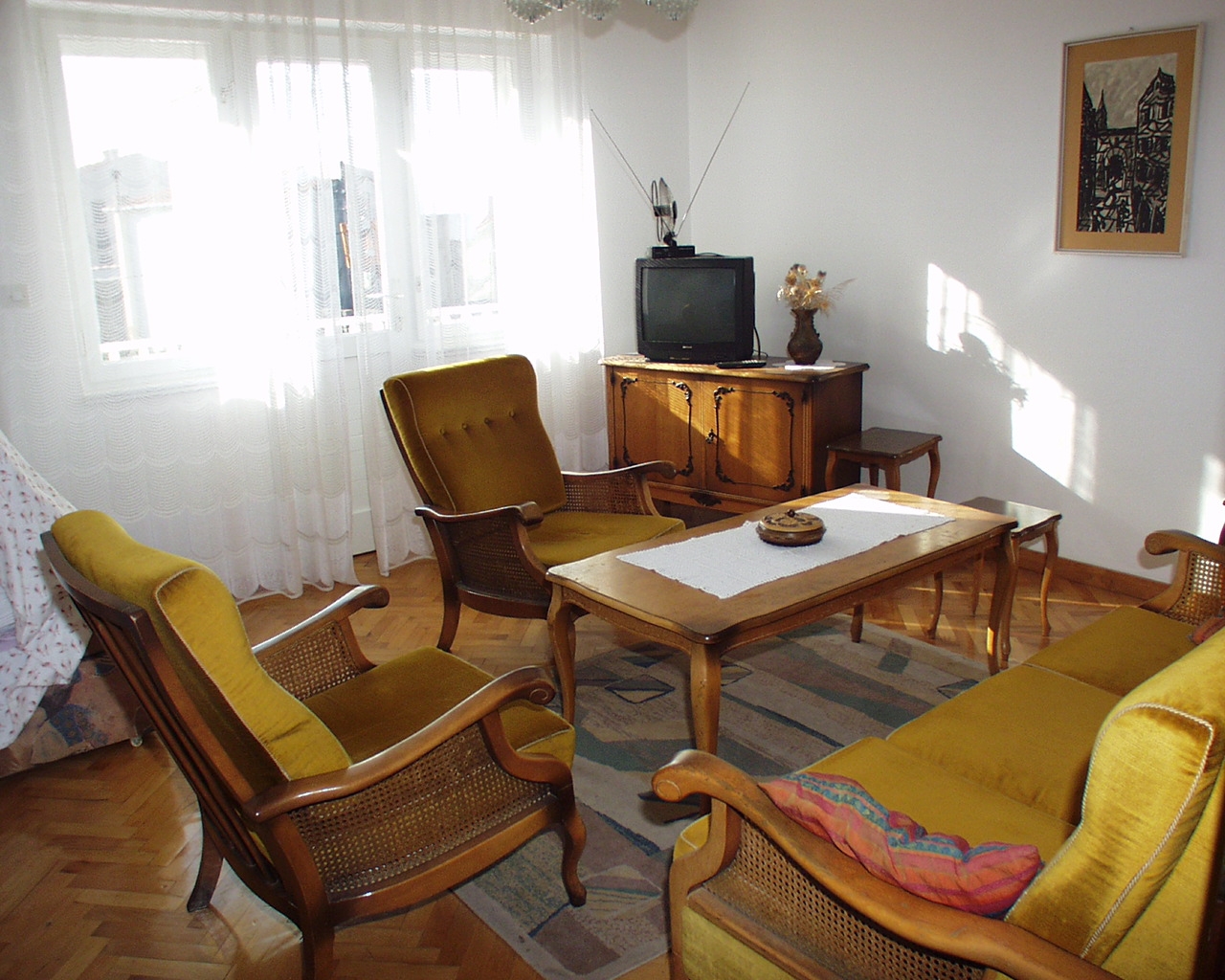 Two bedroom apartment with balcony and sea view Podgora, Makarska  A-c