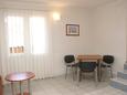 Trpanj, Comedor in the apartment, air condition available, (pet friendly) y WiFi.