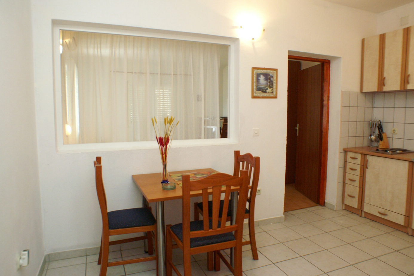 One bedroom apartment with terrace Trpanj, Pelješac (A-3162-h)