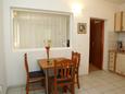 Trpanj, Comedor in the apartment, air condition available, (pet friendly) y WiFi.