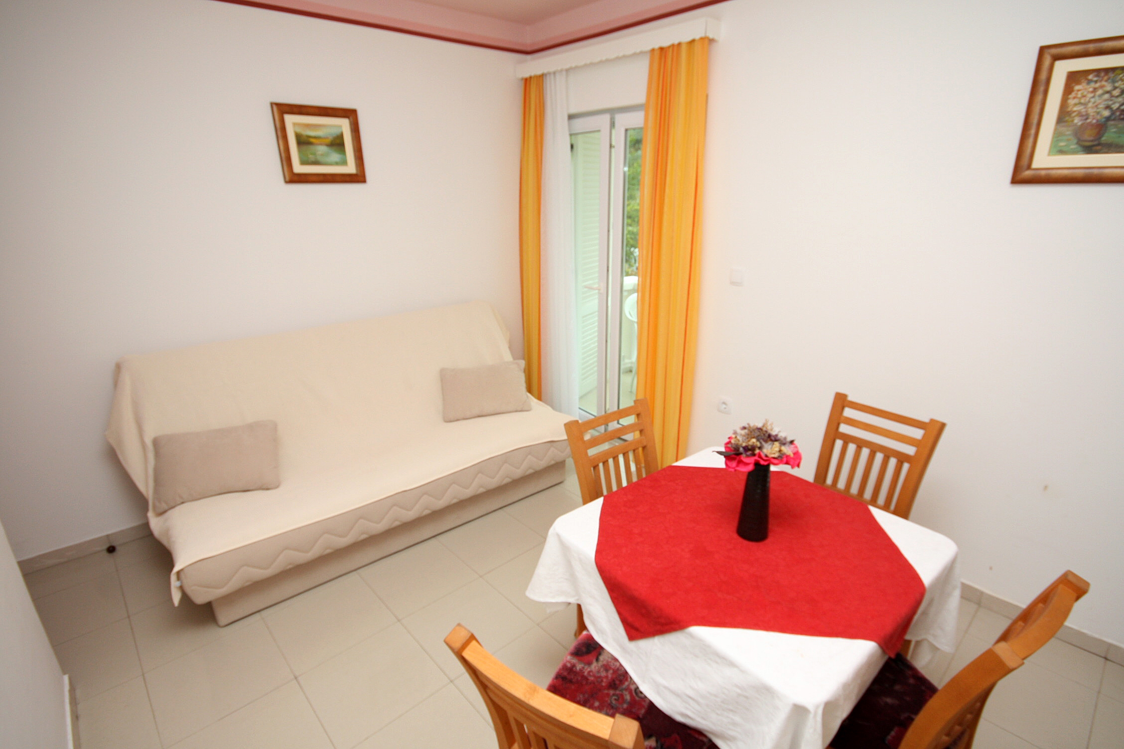 One bedroom apartment with terrace and sea view Slano, Dubrovnik (A-3183-c)