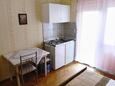Kuchyně Palit, Kuchyně v ubytování typu studio-apartment, domácí mazlíčci povoleni a WiFi.