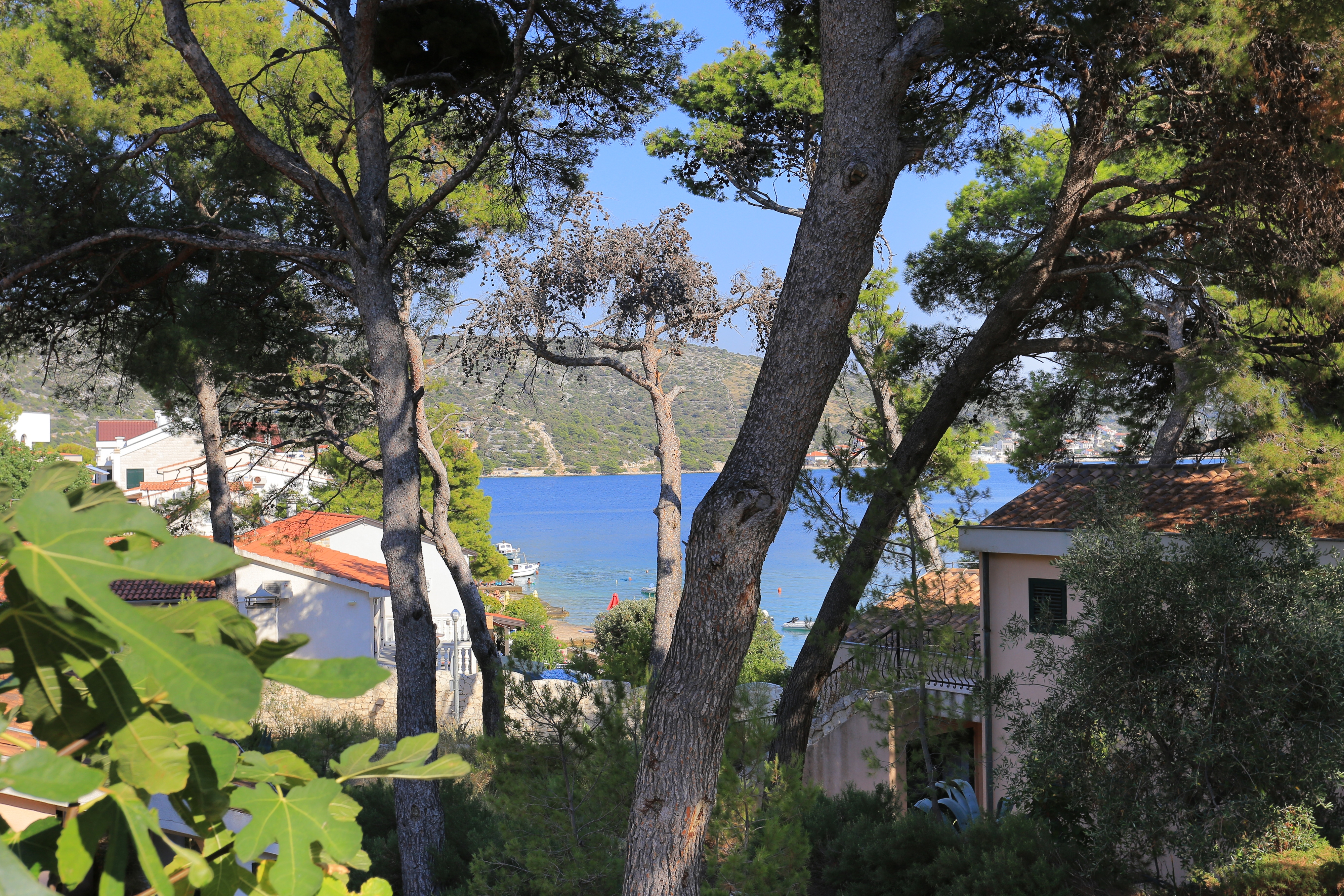 One bedroom apartment with terrace and sea view Rogoznica  A-a
