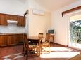 Rogoznica, Dining room in the apartment, air condition available, (pet friendly) and WiFi.