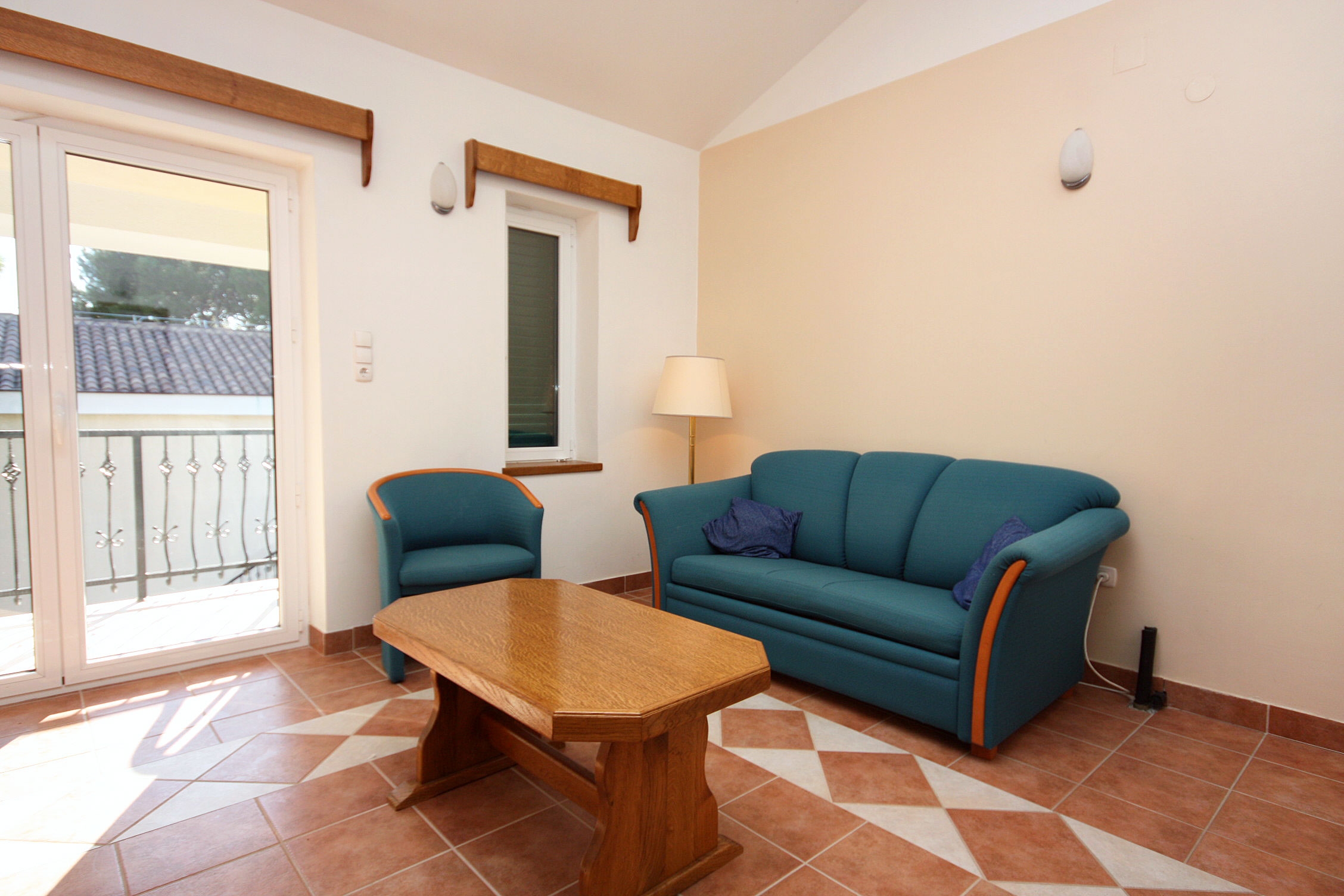 One bedroom apartment with balcony and sea view Rogoznica (A-3196-d)