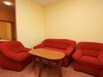 Living room Rogoznica, Living room in the apartment, (pet friendly) and WiFi.