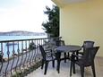 Rogoznica, Terras in the apartment, with a sea view, (pet friendly) en WiFi.